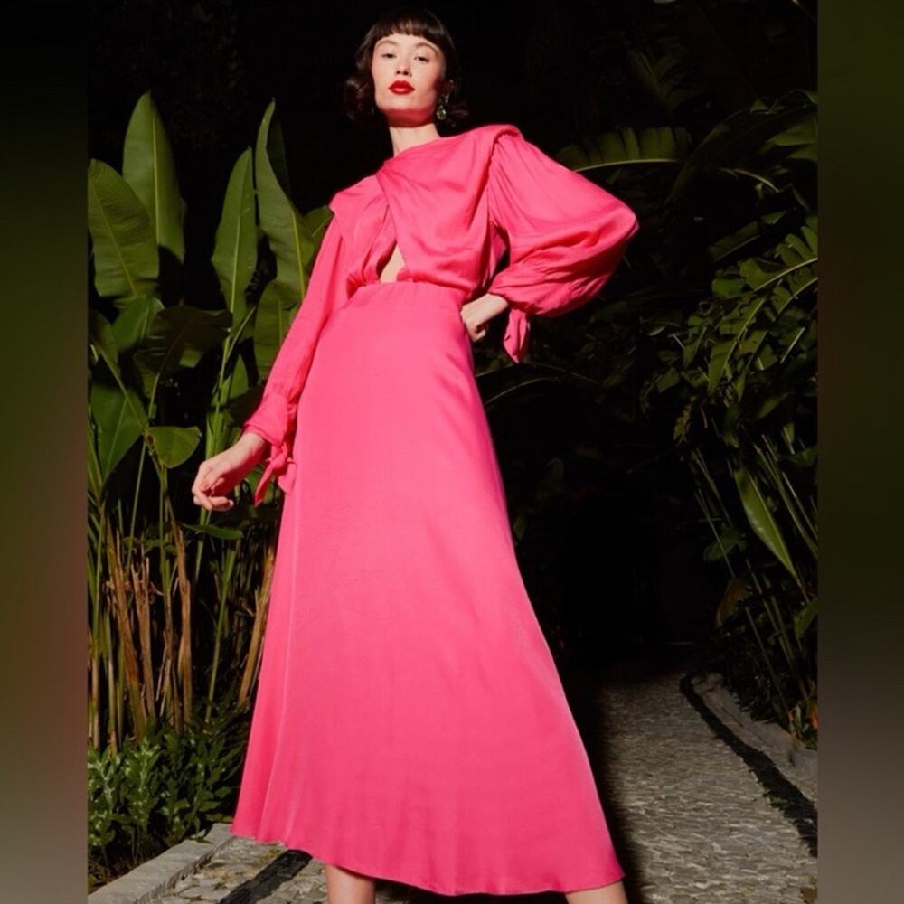 Hot pink Farm Rio dress